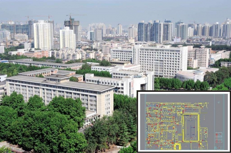 西北工業(yè)大學現(xiàn)狀圖測量